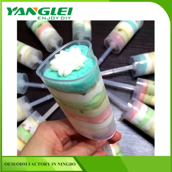 plastic heart shaped cake shooter