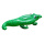 Animal design floaties Inflatable crocodile Rider float