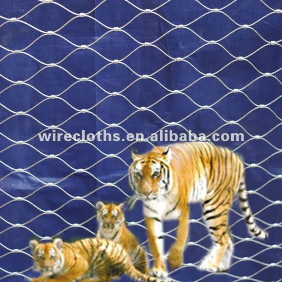 SS304/316 flexible stainless steel cable mesh