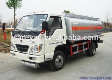 FOTON 4*2 Euro 2 right hand driving 5000 liters fuel tanker truck