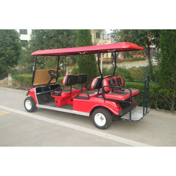 Carrinho de golfe de carro clube de 6 lugares