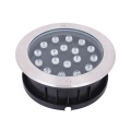 Piso empotrado impermeable al aire libre LED redondo LED