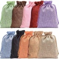 Beg Drawstring Linen Imitasi Promosi