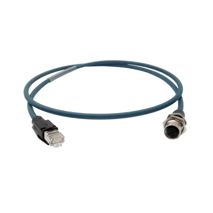 M12 to RJ45 pre-wires installation cable EtherNet IP