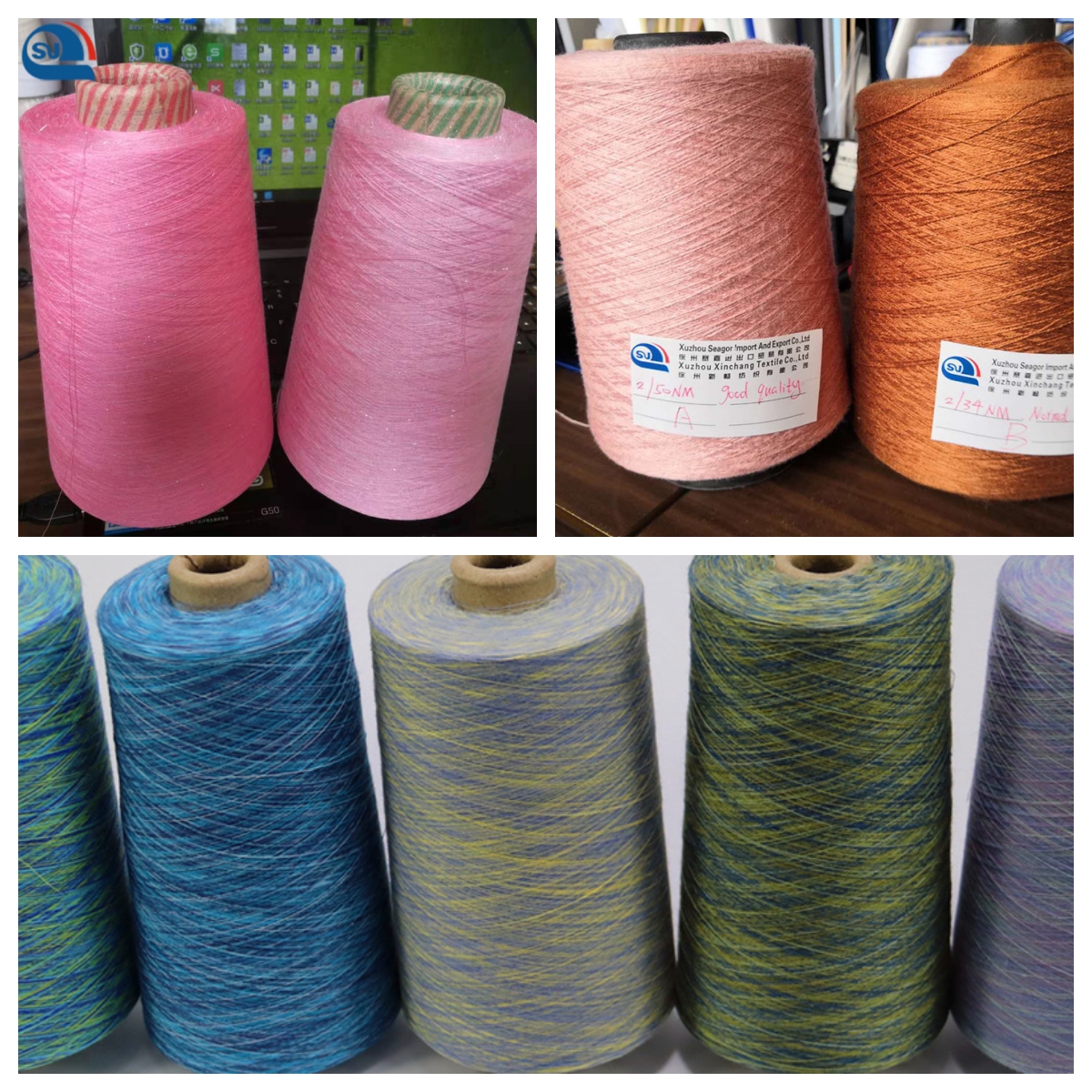 polyester spun hb 2/28 ring spun yarn