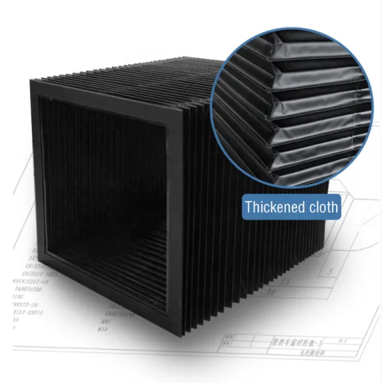 Custom Factory Accordion Way Bellows Covers for CNC Machine Shields - Fireproof Protection