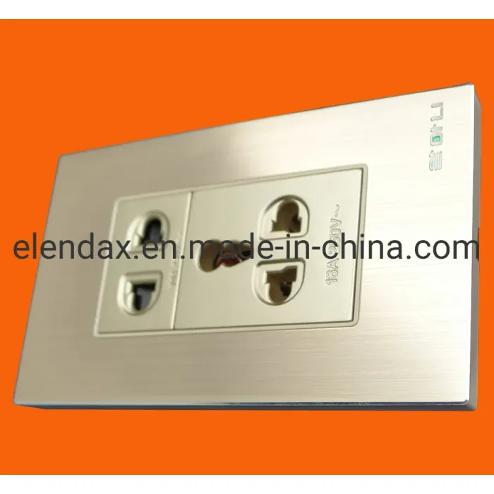 Soket Dinding Ganda Universal 2 Arah (AL2296S)