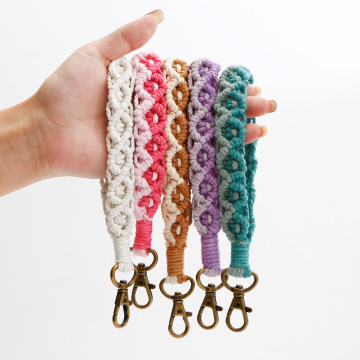 2024 Νέο χειροποίητο Macrame Woven Keychain