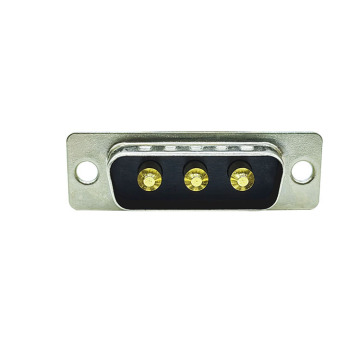 3Pin HV Straight D Sub 3W3 Type Connector for Cable