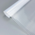 Large stripe transparent clear liner for shelf liner