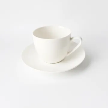 British pure white bonechina coffee cup set