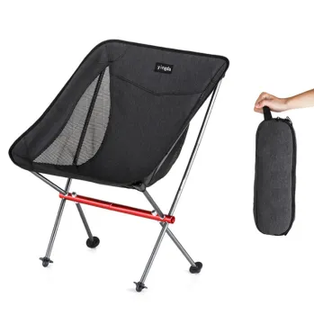 7075 Aluminium Frame Moon Camping Chair: Lightweight, Foldable, and Customizable Outdoor Furniture for Adventure