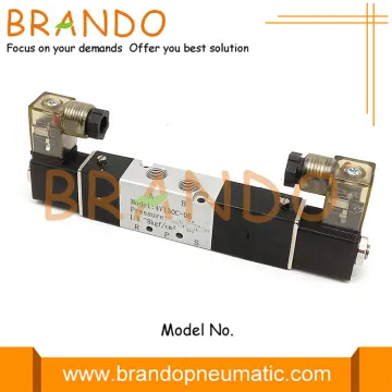 4V130C-06 1/8'' 5/3 Way Closed Center Pneumatic Valve