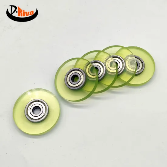 New Arrivals: Small Plastic Coated Bearings - 604, 608, Roller Wheels with Polyurethane (Pu) Rubber Coating - Quiet Operation