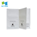 compostable zipper coffee plastic packaging bag with valve