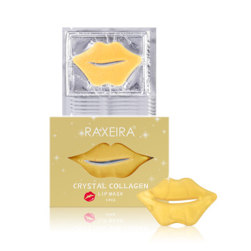 24k Gold Private Label Collagen Nourishing Sheet Lip Mask
