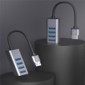 4 Poorten USB2.0 Hub Socket -modus voor laptop