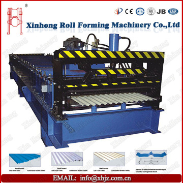 Corrugated sheet machine with auto-cutting off Made in xinhong