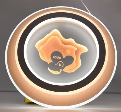 Round Shape Acrylic Ceiling Lamps for Bedroom