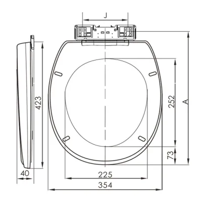 Popular wholesale round family sanitary smart toilet seat