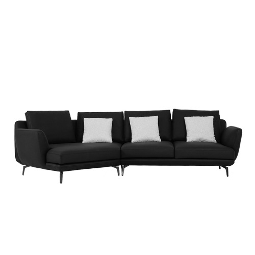 Sofa Kulit Lengkung Minimalis Itali