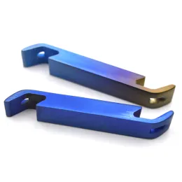 Portable EDC Titanium Bottle Opener With Keychain Lanyard