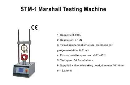 STM-1 Asphalt Marshall Stability Tester Price - Bitumen Marshall Testing Machine