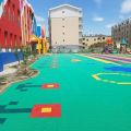 Enlio高品質の屋外の子供の遊び場の表面床