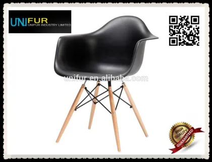 Indoor leisure classic modern colorful plastic replica DAW chair modern for dining room