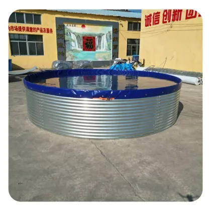Custom Outdoor Aquaculture Solutions: Tilapia and Catfish Farming with Large PVC Tarps and Galvanized Sheets for Ponds