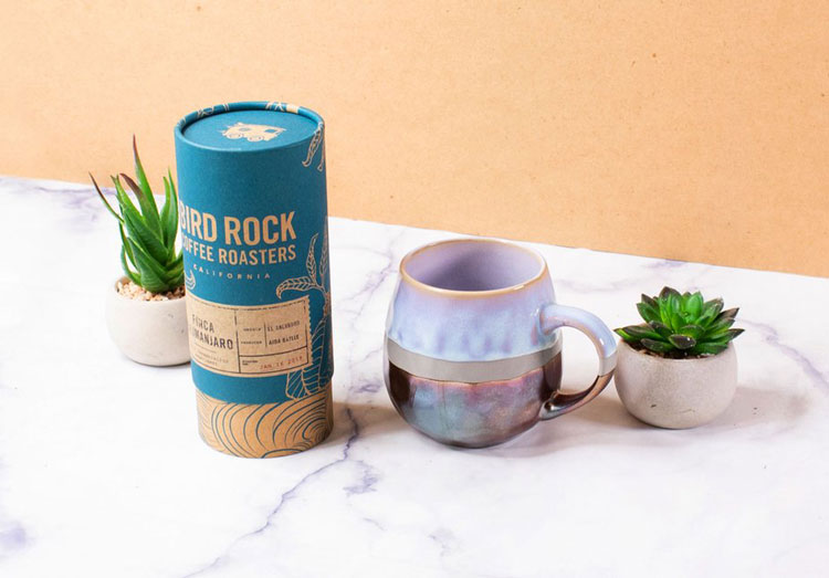 UV Coating Coffee Paper Packaging Tube Box UV Coating Coffee Paper Packaging Tube Box