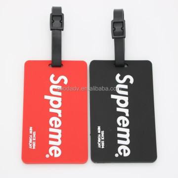 Custom 3D Soft Silicone Luggage Tags