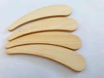 Bamboo waxing spatula facial spatula custom logo