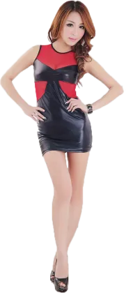 Cheap Red classical cheongsam printed Jumpsuit high slit Pankou backless sexy lingerie straps temptation