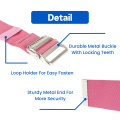 Senior Pink Metal Buckle Gait Belt