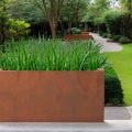 Outdoor Perforated Corten Planter