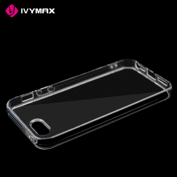 Soft TPU slim clear transparent bubber back covers for iphone 5s