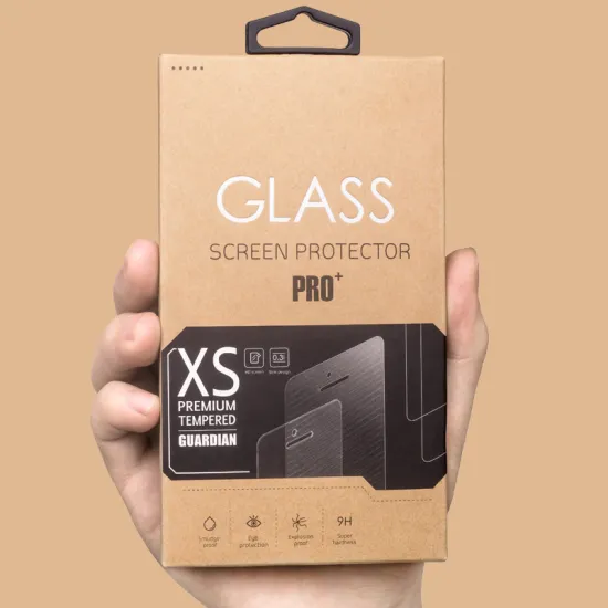 Retail display box for temper glass package