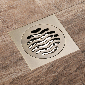 HIDEEP Drain de plancher anti-odeur en cuivre antique