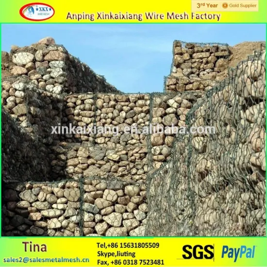 Gabion box,gabion baskets for sale, woven galvanized gabion baskets