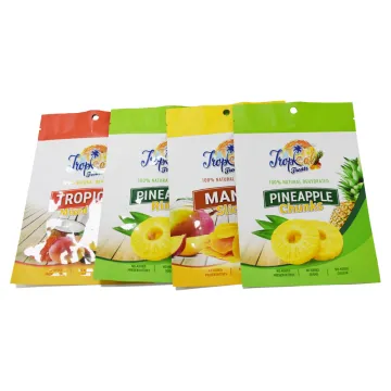 Laminated Foil Barrier Dried Fruit Snacks Printed Packaging
