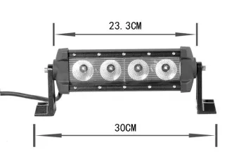 Black 11 Inch 40w Cree Automotive Led Light Bar Heavy Duty For Tractors
