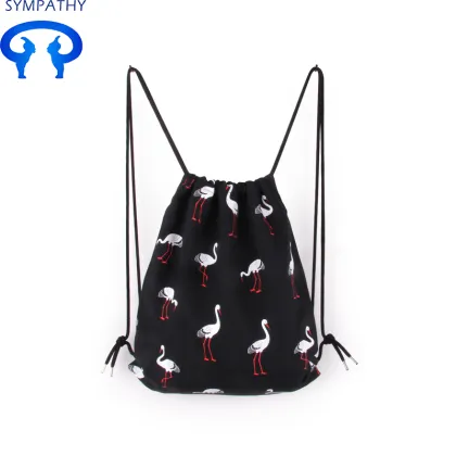 Renaissance cotton printed canvas bag backpack