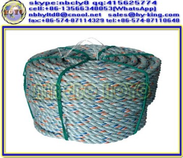 4 strand twisted rope , pp lead core rope , polypropylene monofilament rope