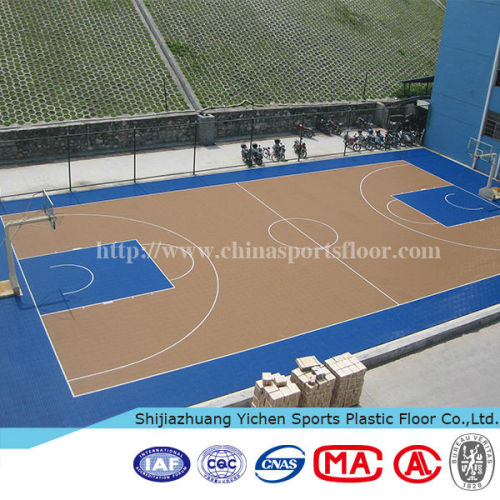 outdoor basketball court flooring