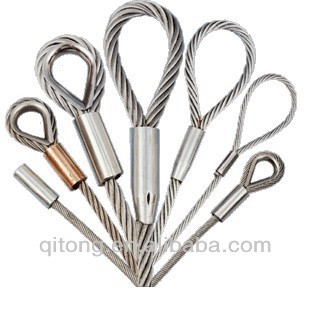 High quality steel cable pressed sling