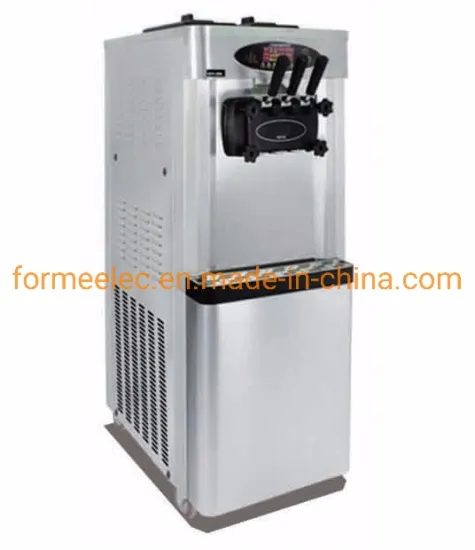 48L~52L Floor Stand Ice Cream Machine 50L Soft Ice Cream Maker