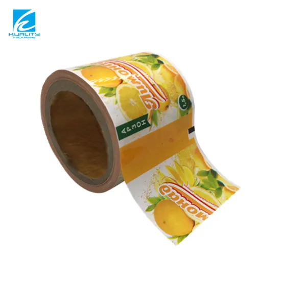Custom Printed Plastic Bottle Labels for Juice