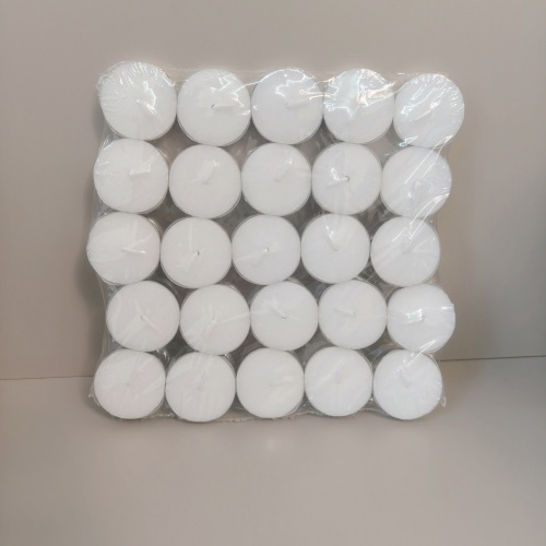 Wholesale smokeless clean burning 25 pack Tealight Candles