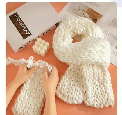 Fros Chunky Vegan Jumbo Yarn: 100% Polyester Super Chunky Color Yarn for Popcorn Knit